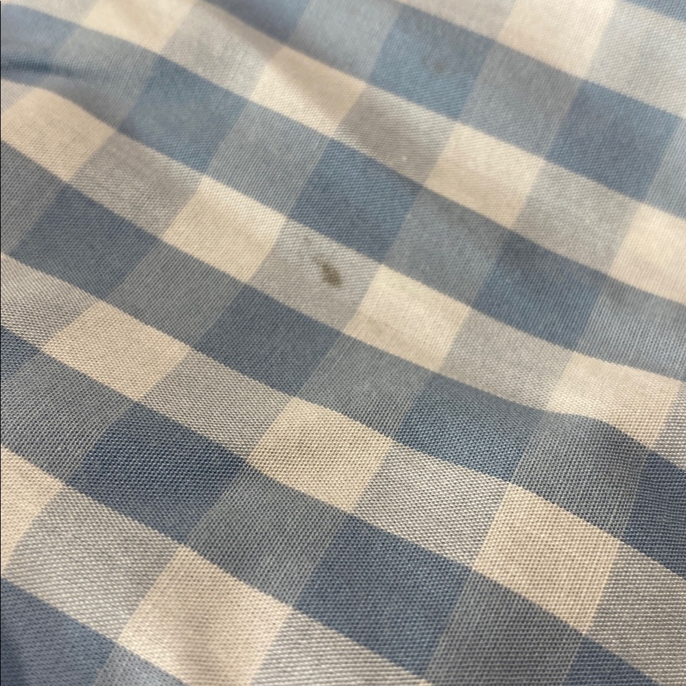 Gap Original Fit Non-Iron Blue Gingham Button Down Shirt Small - Picture 9 of 9